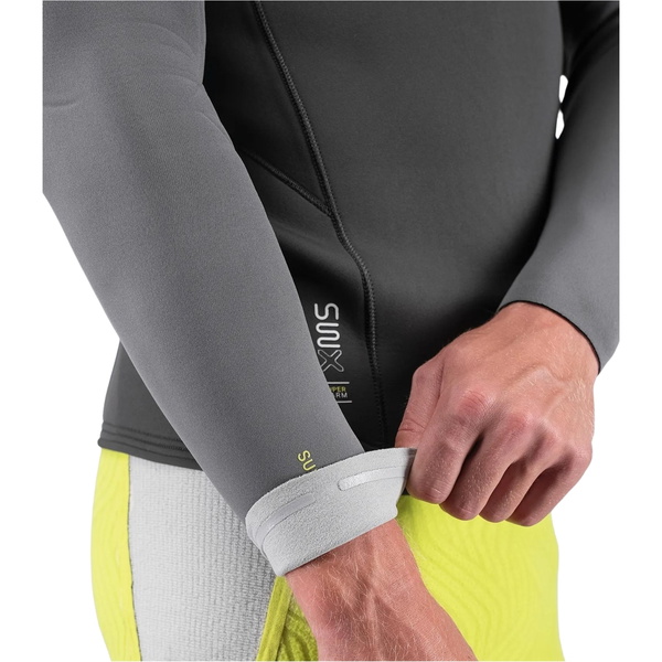 2026 Zhik Mens Superwarm X Yulex Wetsuit Top DTP-1180-GRY - Grey